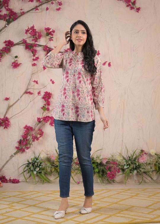 Top tunic cotton short top Kurtis exporters in Ahmedabad