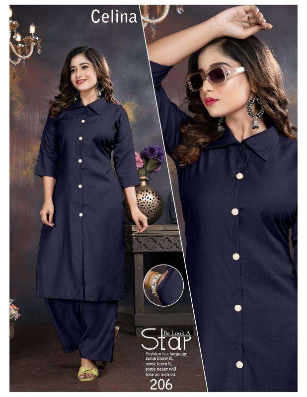Trendy celina vol 2 coord set ladies kurti manufacturer in surat