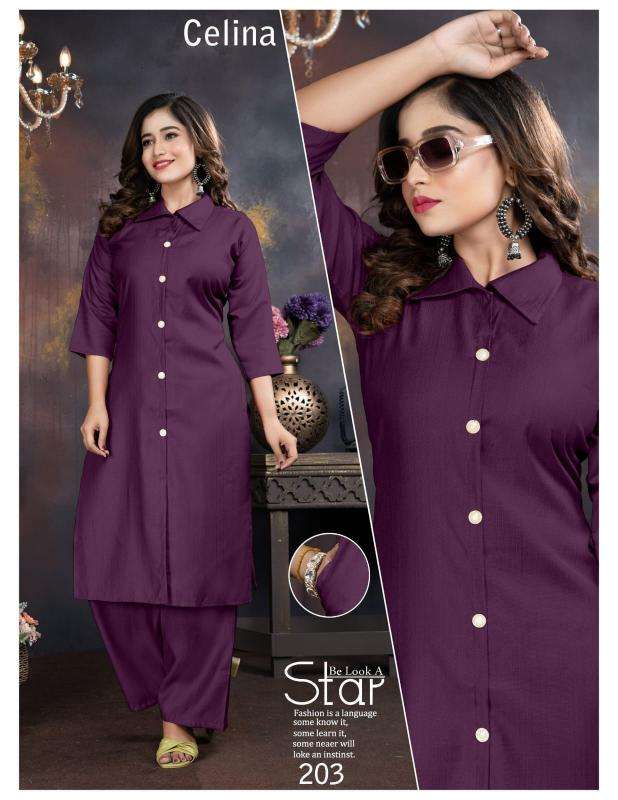 Trendy celina vol 2 coord set ladies kurti manufacturer in surat