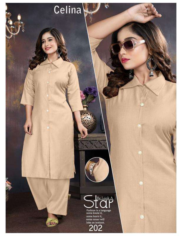 Trendy celina vol 2 coord set ladies kurti manufacturer in surat