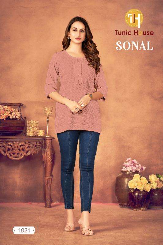 Tunic house sonal short top Kurtis manufacturers in Ahmedabad