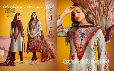 Vaishali digital print pura crape Dress materials wholesale price in Vadodara