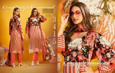 Vaishali digital print pura crape Dress materials wholesale price in Vadodara