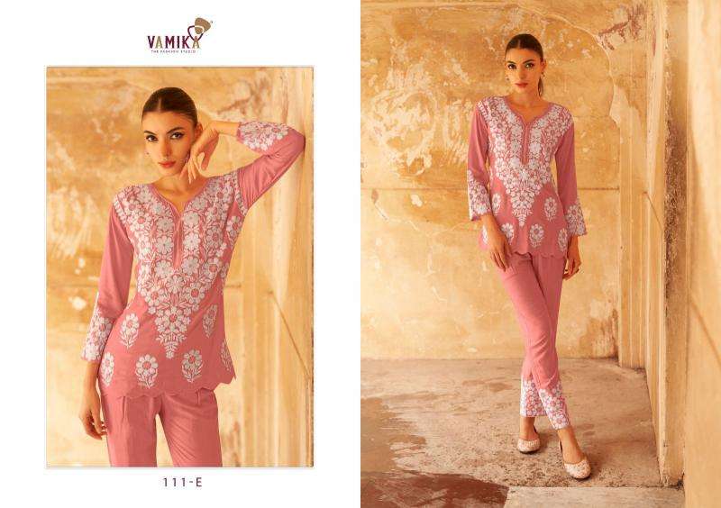 Vamika TM veronica vol 2 coord set party wear kurti manufacturer in surat