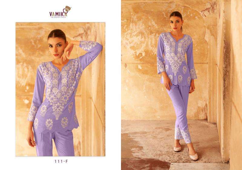 Vamika TM veronica vol 2 coord set party wear kurti manufacturer in surat