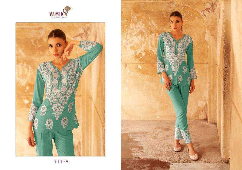 Vamika TM veronica vol 2 coord set party wear kurti manufacturer in surat