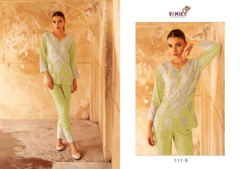 Vamika TM veronica vol 2 coord set party wear kurti manufacturer in surat