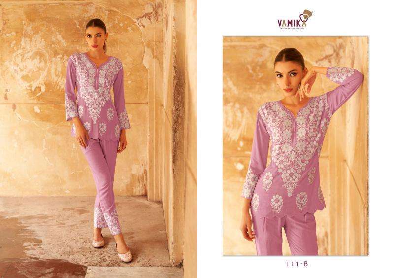 Vamika TM veronica vol 2 coord set party wear kurti manufacturer in surat