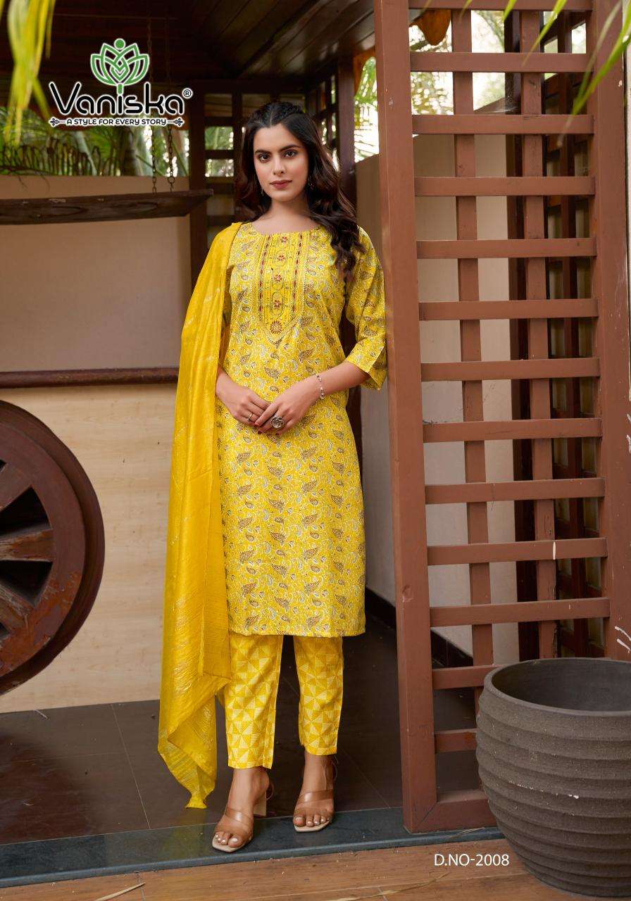 Vaniska sunrise vol 2 kurtis manufacturing in polarish parvat patiya surat