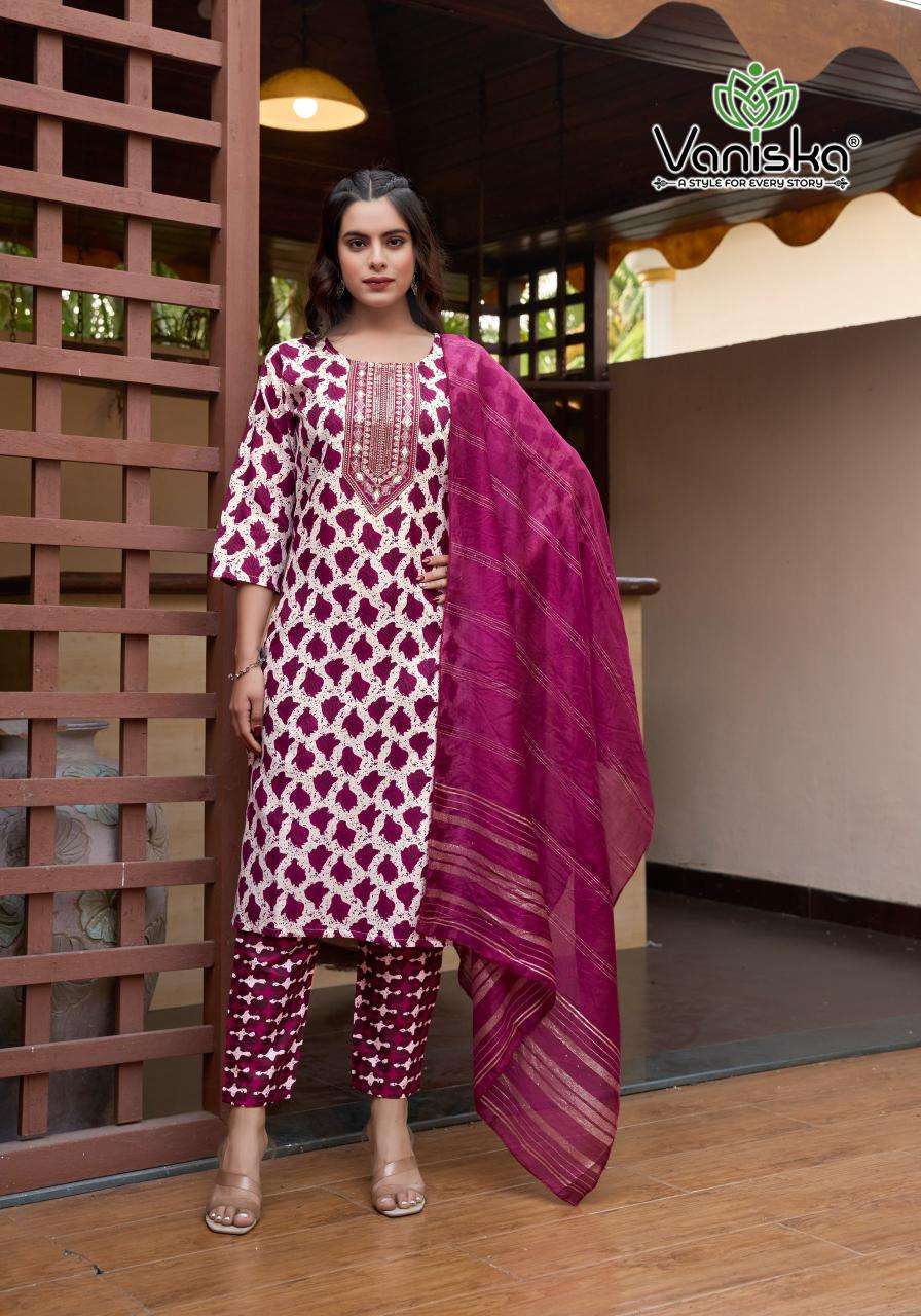 Vaniska sunrise vol 2 kurtis manufacturing in polarish parvat patiya surat
