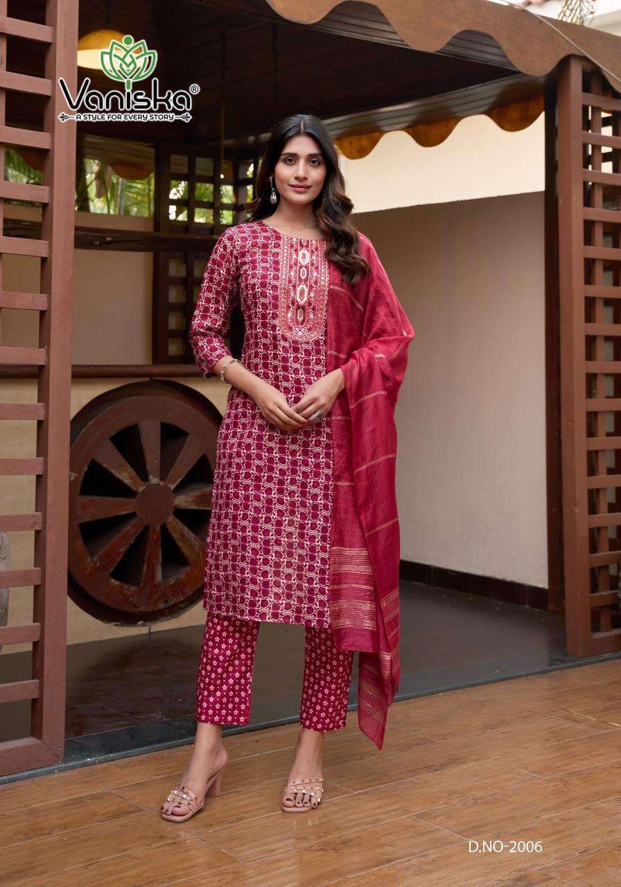 Vaniska sunrise vol 2 kurtis manufacturing in polarish parvat patiya surat