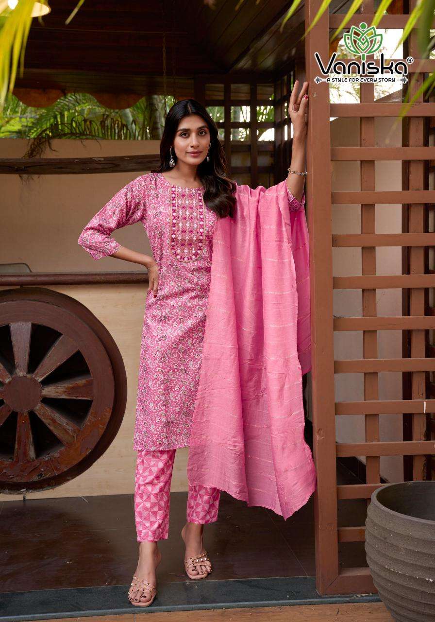Vaniska sunrise vol 2 kurtis manufacturing in polarish parvat patiya surat