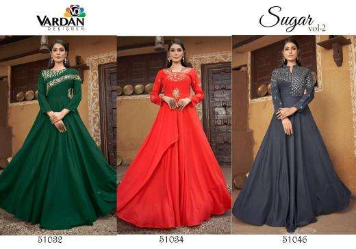 Vardan designer sugar vol 2 branded kurtis manufacturers in surat