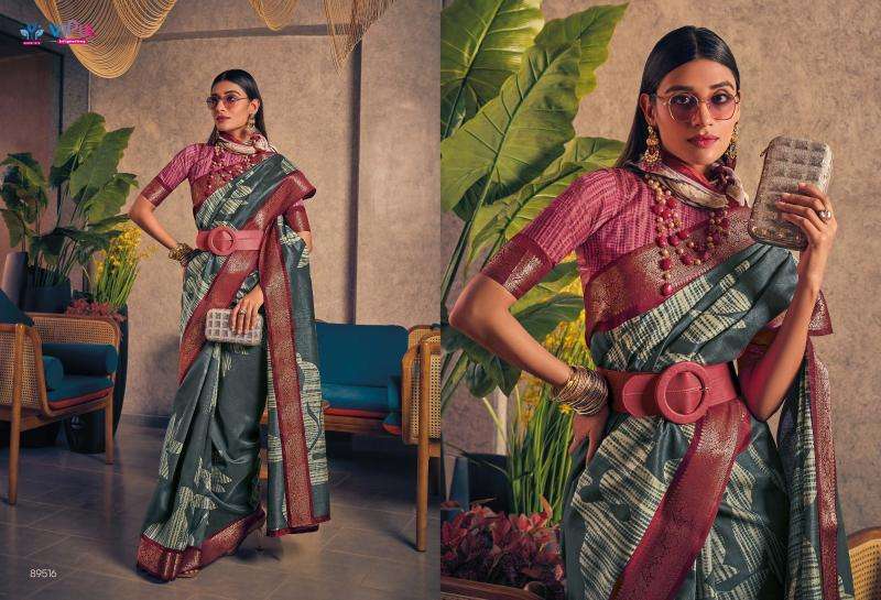 Vipul venus silk two tone silk Wholesale saree suppliers in bangalore