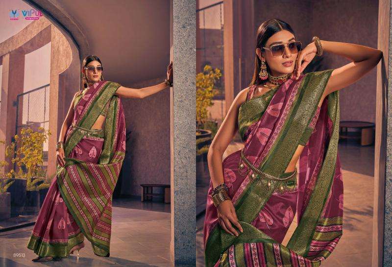 Vipul venus silk two tone silk Wholesale saree suppliers in bangalore