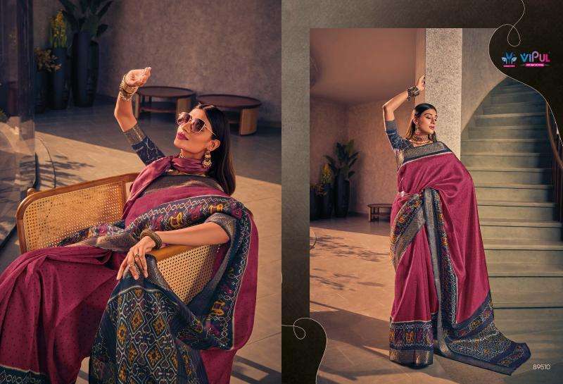 Vipul venus silk two tone silk Wholesale saree suppliers in bangalore
