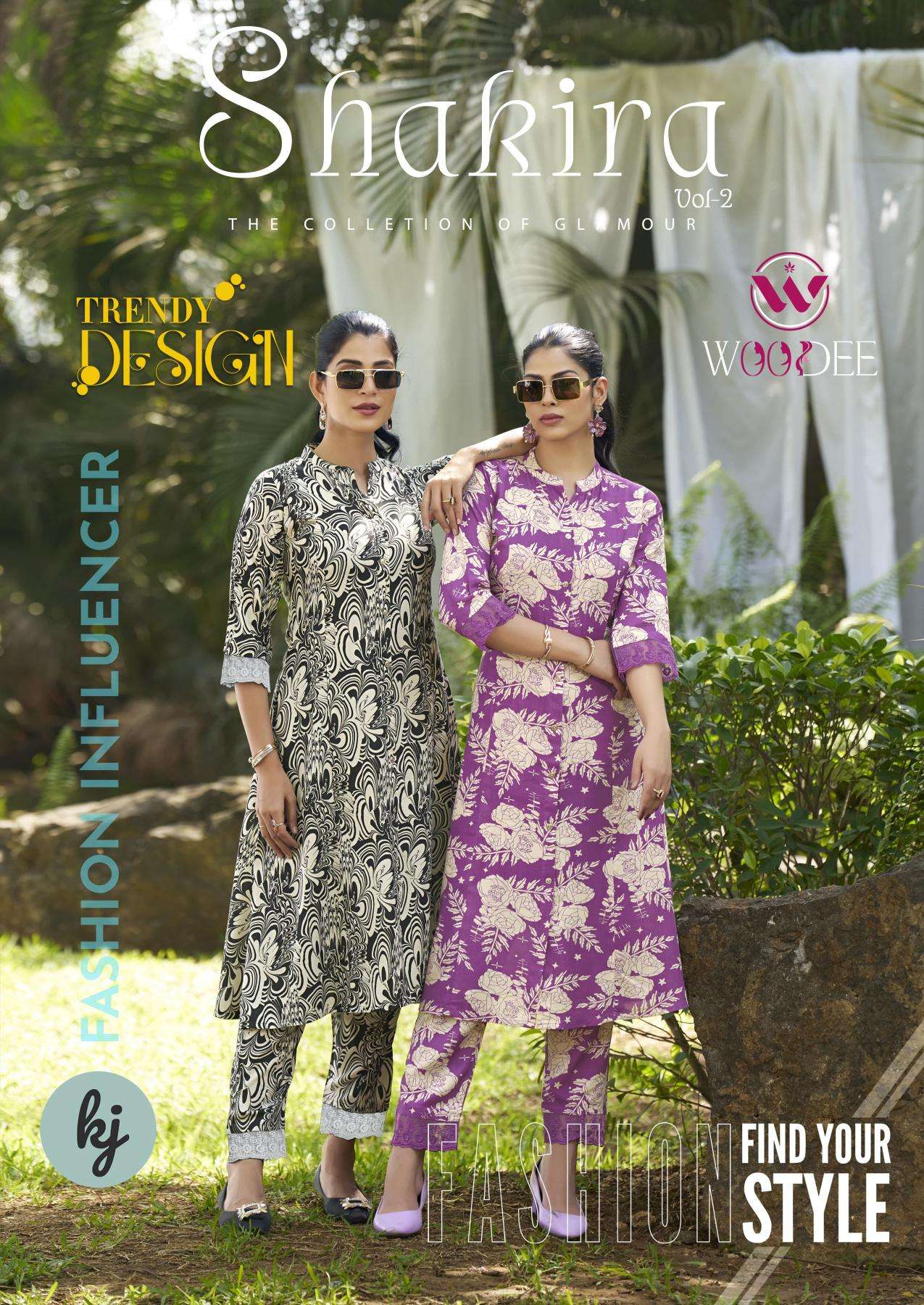 Woodee shakira vol 2 kurti manufacturer in surat janasya surat gujarat