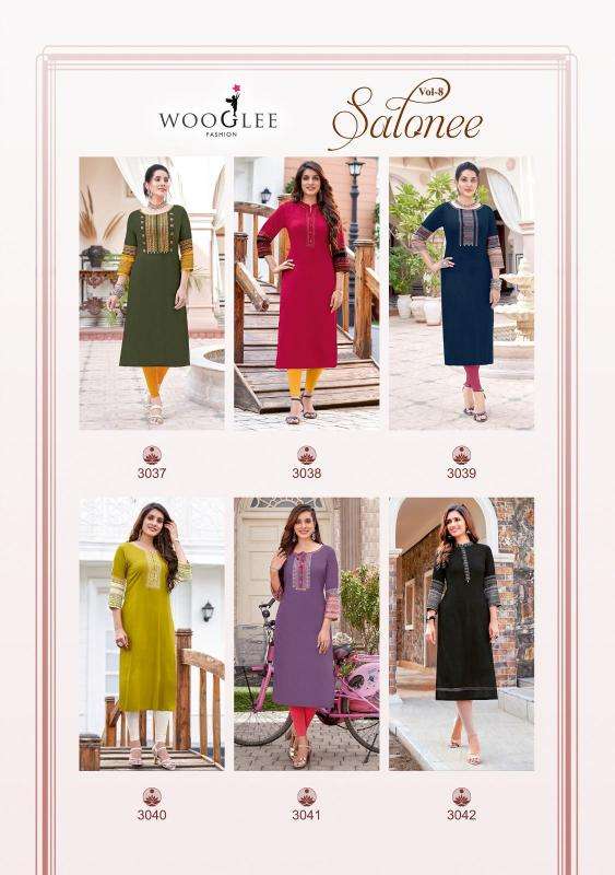 Wooglee salonee vol 8 Kurti wholesaler in Delhi
