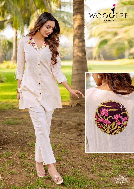 Wooglee zeel cotton coord set ladies kurti manufacturer in surat surat gujarat