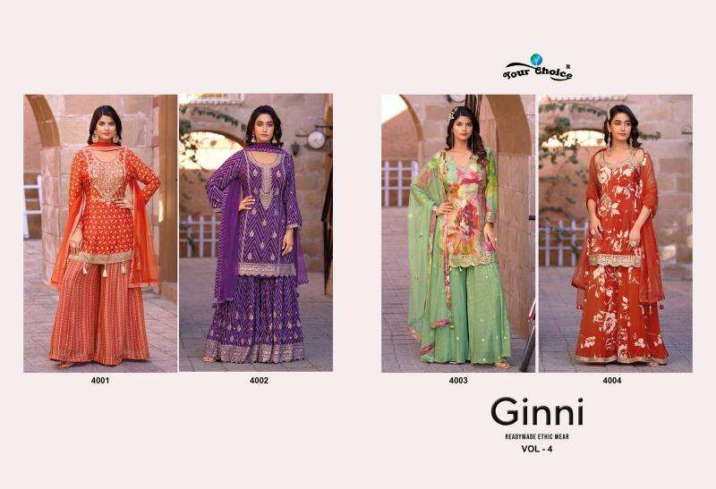 Your choice ginni vol 4 Wholesale Salwar Suit Suppliers