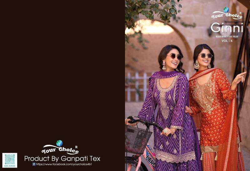 Your choice ginni vol 4 Wholesale Salwar Suit Suppliers