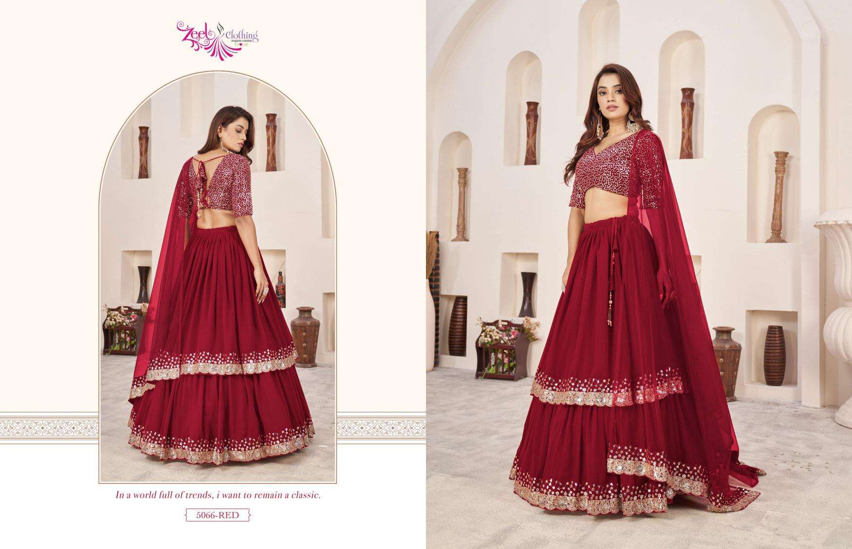Zeel clothing anchal Lehenga Choli wholesale in Bangalore