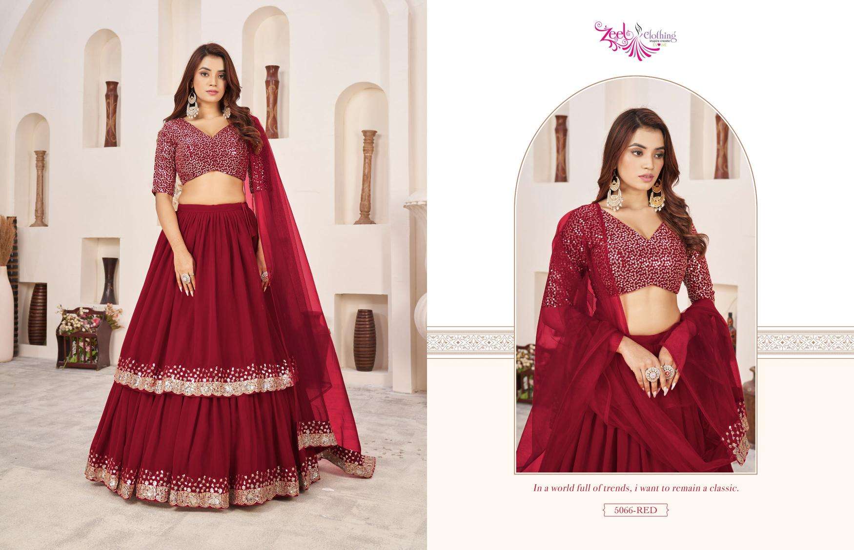 Zeel clothing anchal Lehenga Choli wholesale in Bangalore