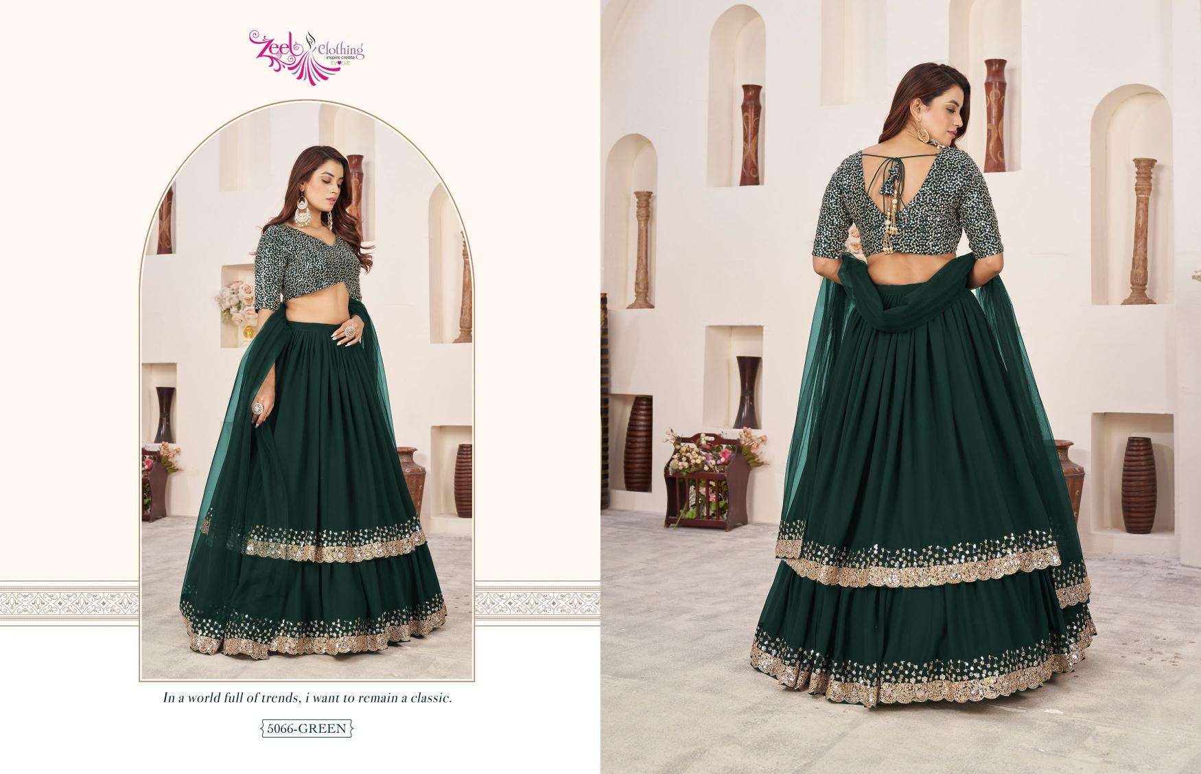 Zeel clothing anchal Lehenga Choli wholesale in Bangalore