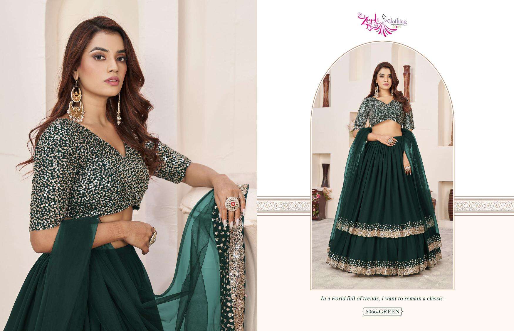 Zeel clothing anchal Lehenga Choli wholesale in Bangalore