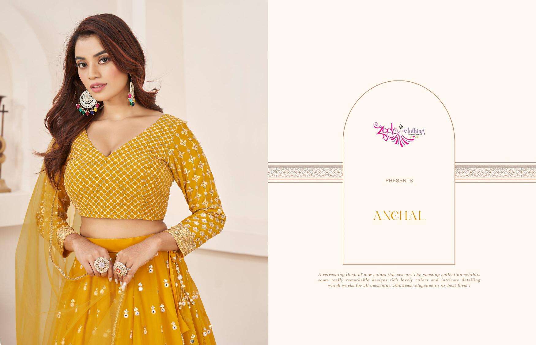 Zeel clothing anchal Lehenga Choli wholesale in Bangalore