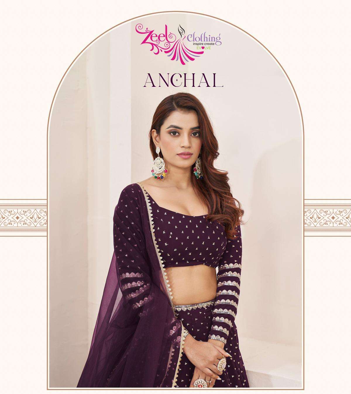Zeel clothing anchal Lehenga Choli wholesale in Bangalore