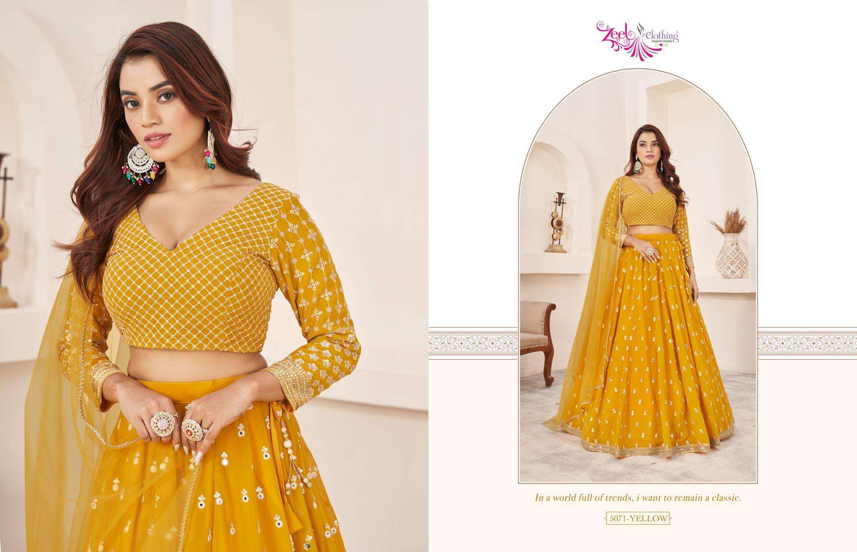 Zeel clothing anchal Lehenga Choli wholesale in Bangalore