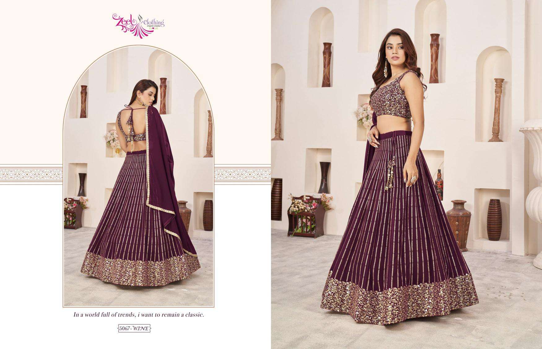 Zeel clothing anchal Lehenga Choli wholesale in Bangalore