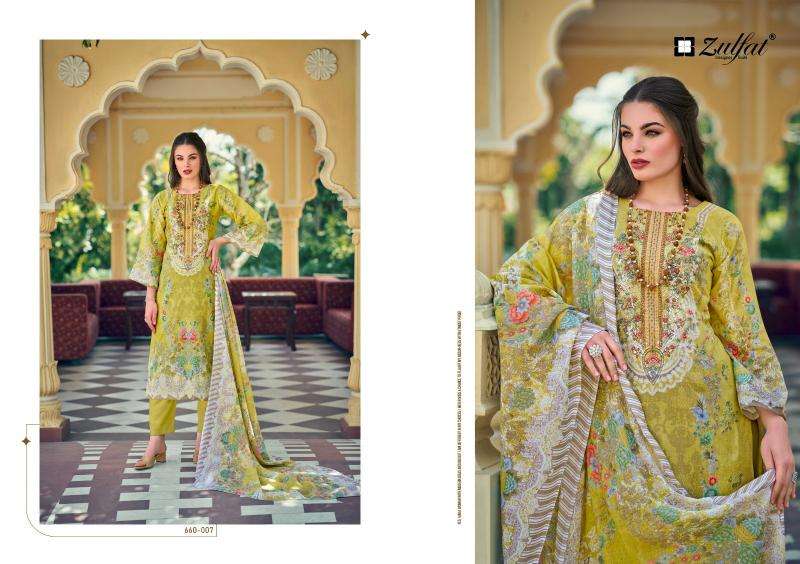 Zulfat designer suits gulnaaz vol 4 Surat wholesale dress materials