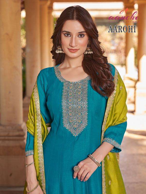Aanchi aarohi vichitra silk 3 north indian kurtis