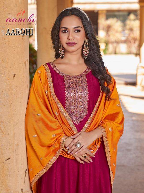 Aanchi aarohi vichitra silk 3 north indian kurtis