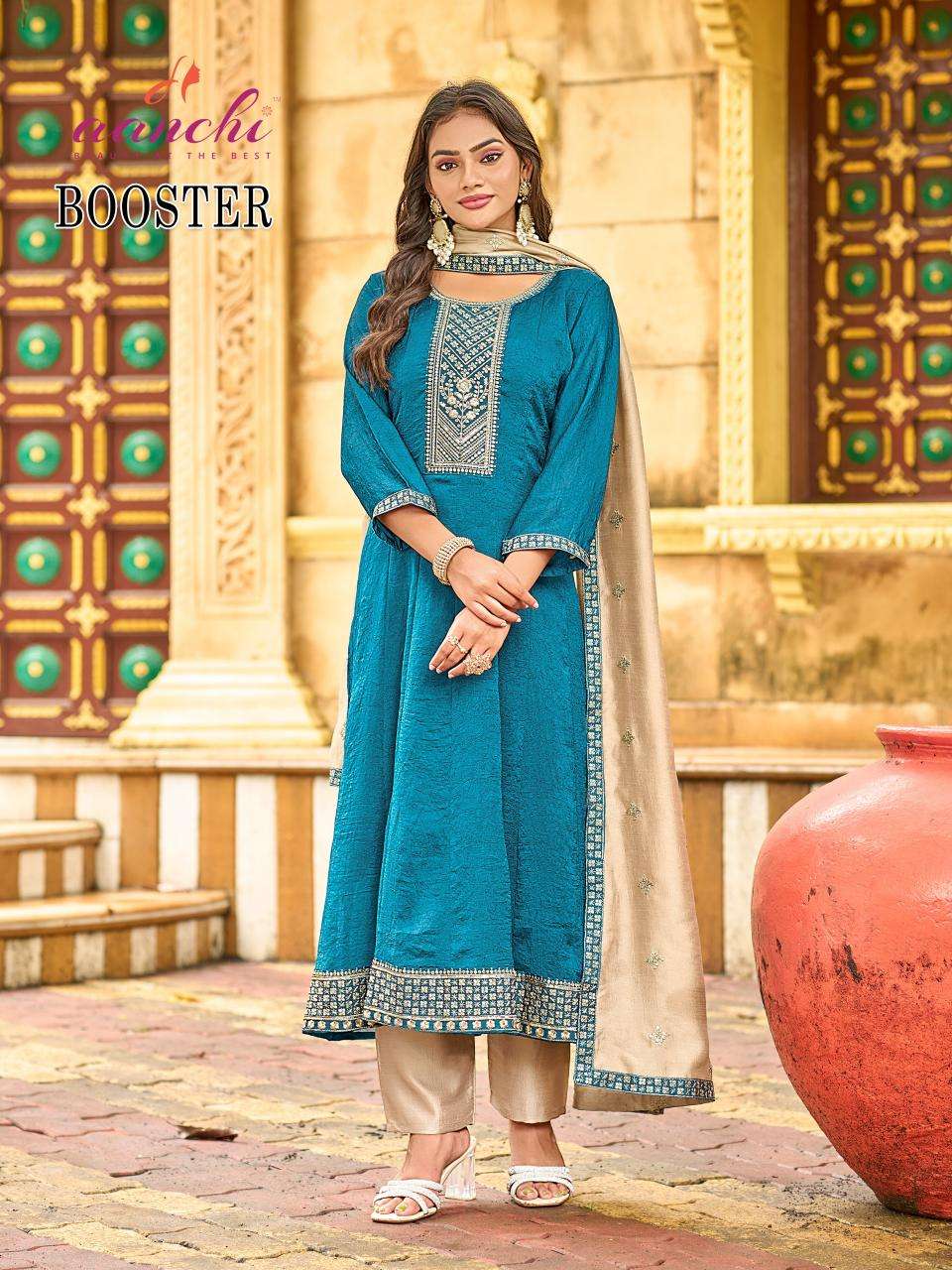 Aanchi booster indian kurti designs stylenewtrend