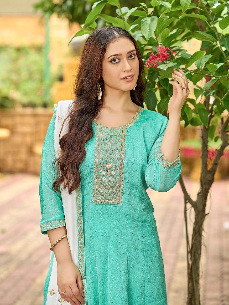 Aanchi cool fancy 3 indian cotton kurtis sale