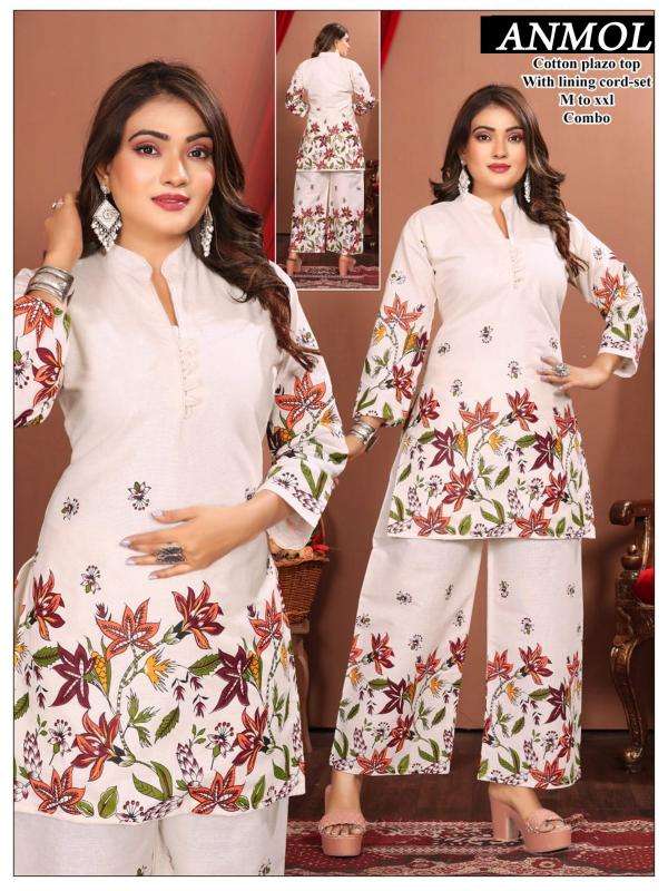 Almora pure cotton fabric with astar co-ord set south indian kurti