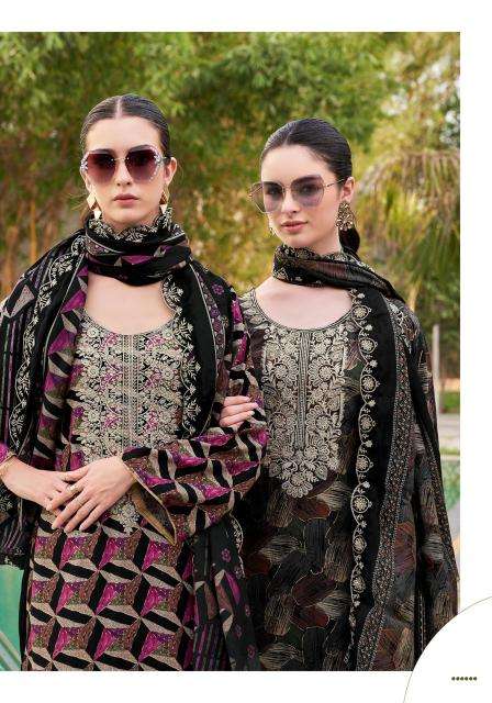 Alok suit black diamond 10 Wholesale dress materials supplier