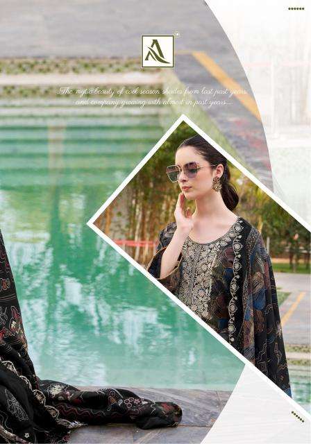 Alok suit black diamond 10 Wholesale dress materials supplier