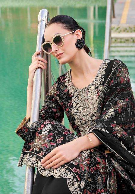 Alok suit black diamond 10 Wholesale dress materials supplier