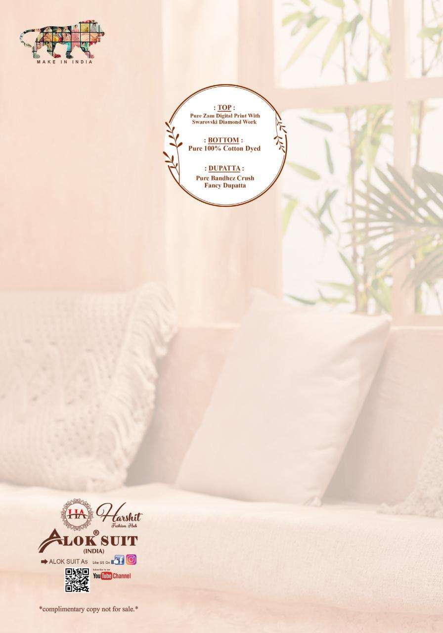 Alok suit nayan 2 Wholesale dress materials suppliers