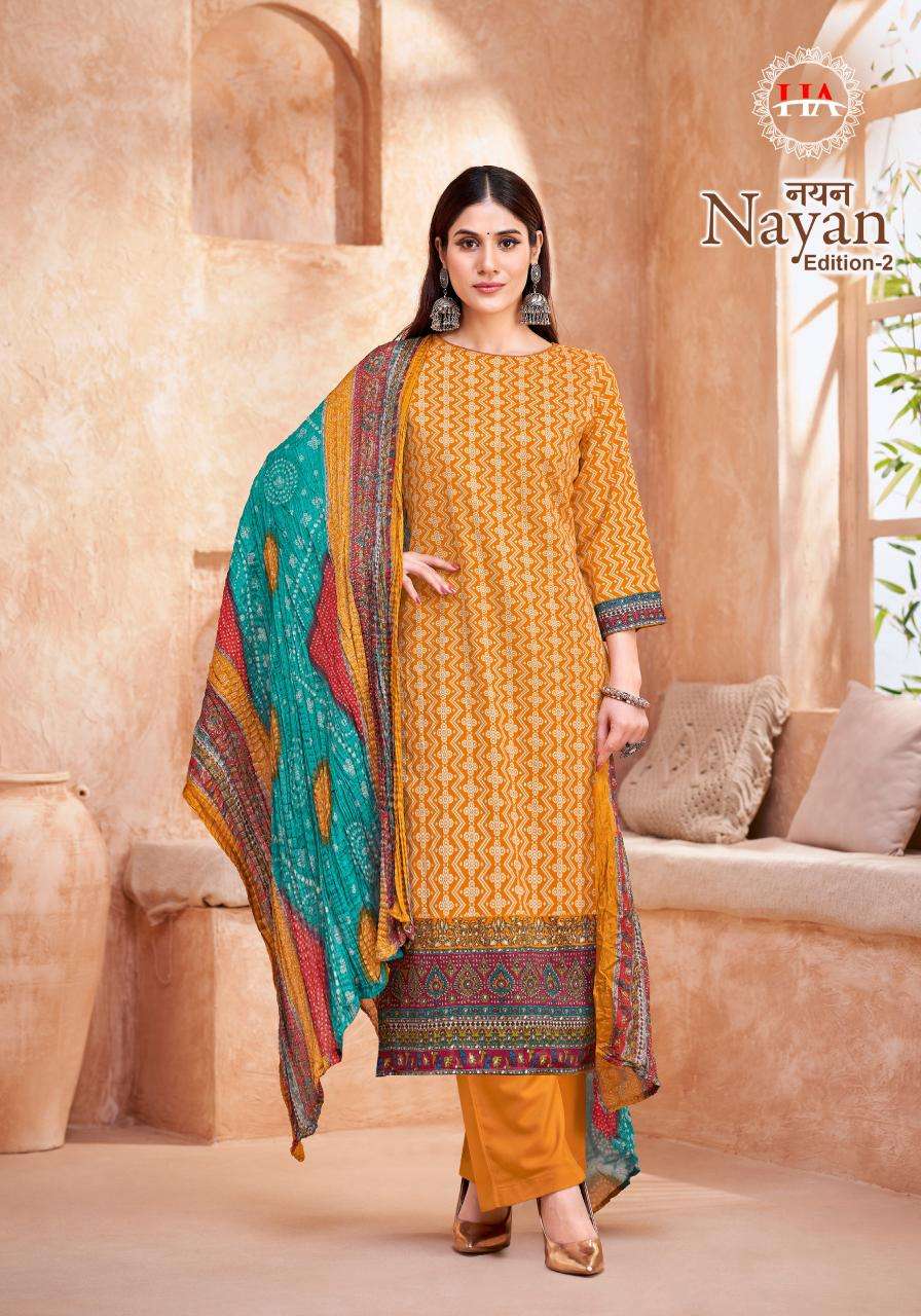 Alok suit nayan 2 Wholesale dress materials suppliers