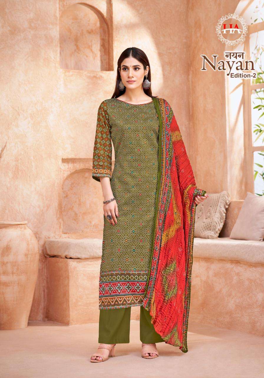 Alok suit nayan 2 Wholesale dress materials suppliers
