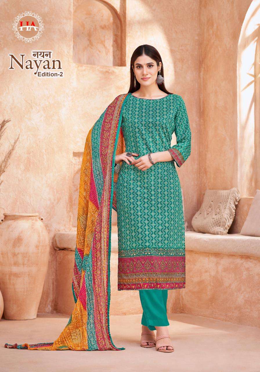 Alok suit nayan 2 Wholesale dress materials suppliers