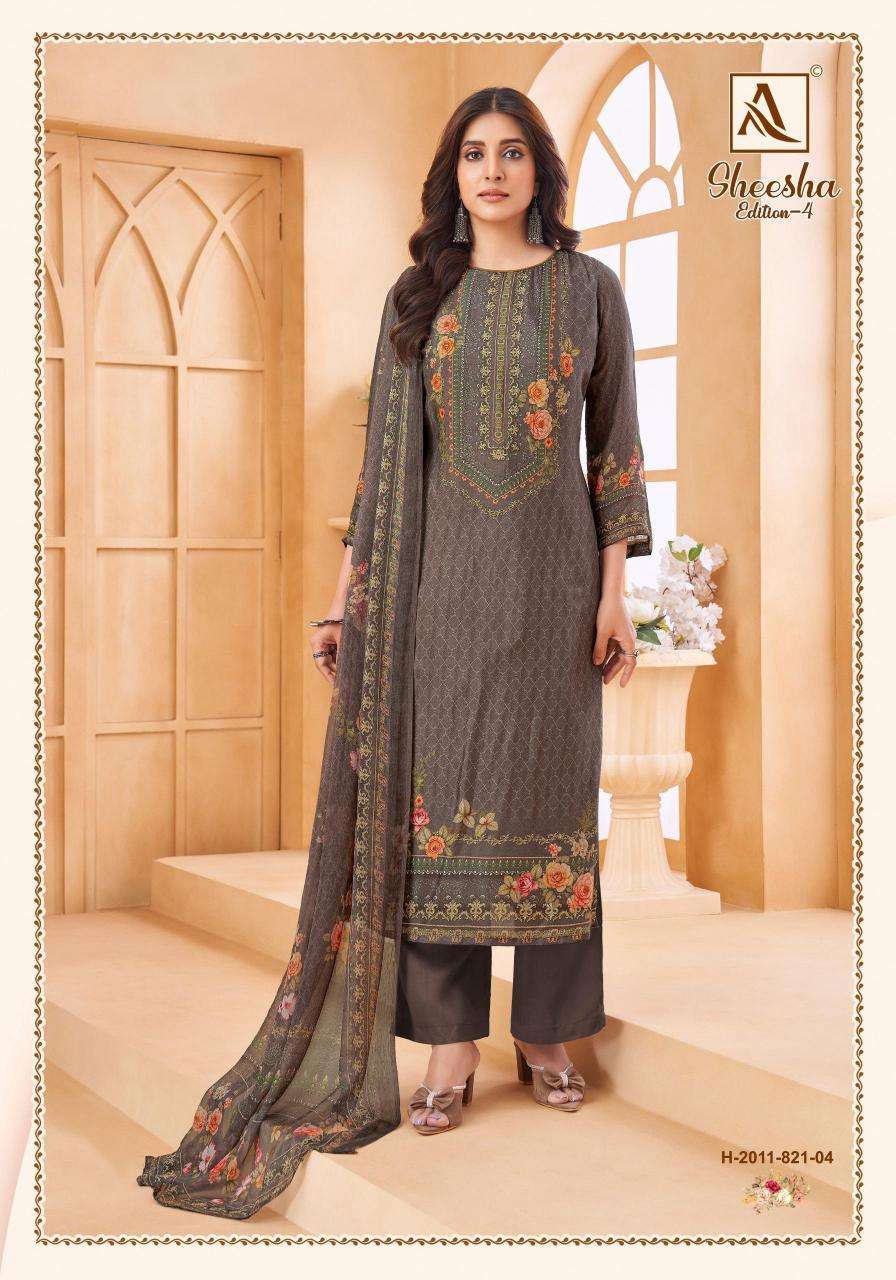 Alok suit sheesha 4 Dress materials market in Surat