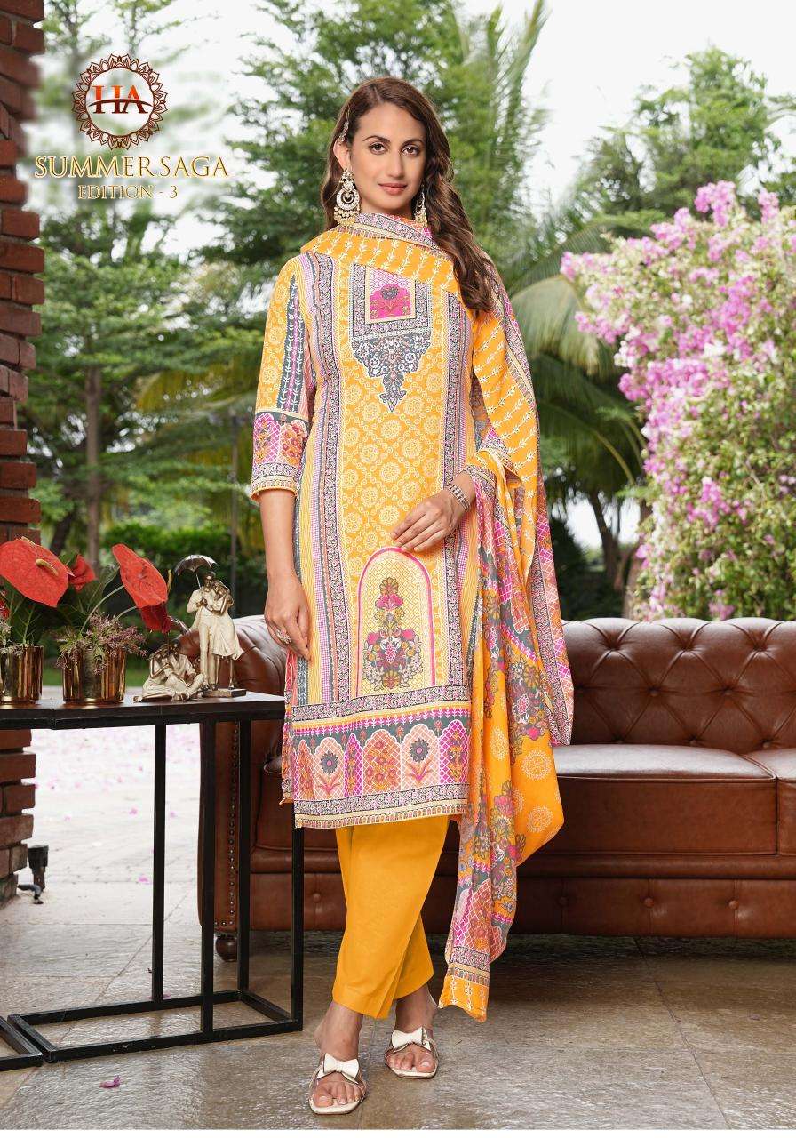 Alok suit summer saga 3 Dress materials suppliers in Surat
