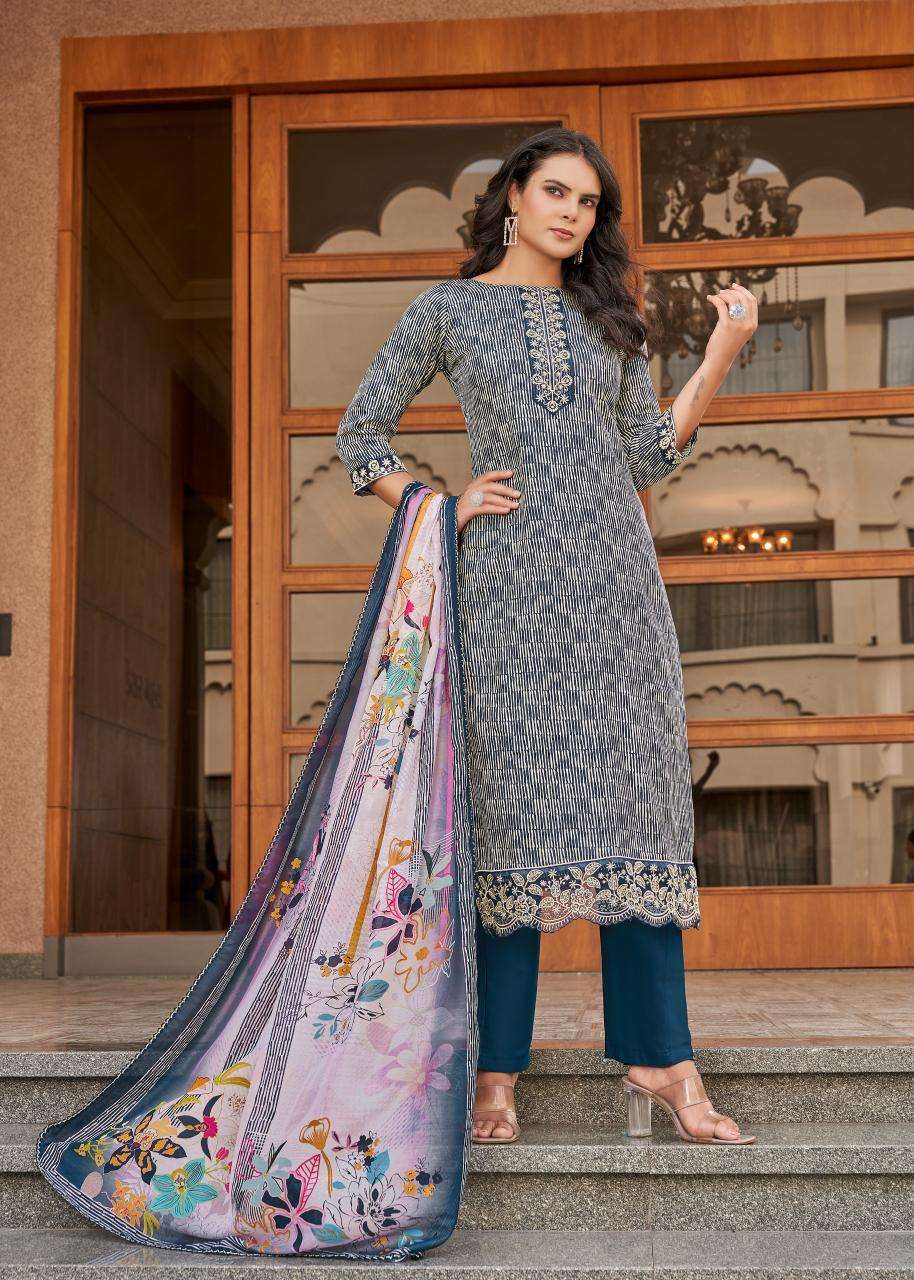 Alok suit super girl 2 Casual dress materials wholesale