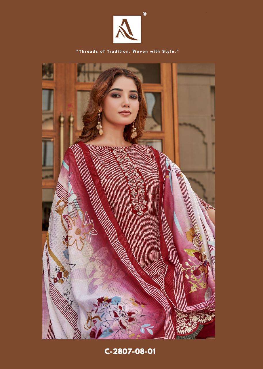 Alok suit super girl 2 Casual dress materials wholesale